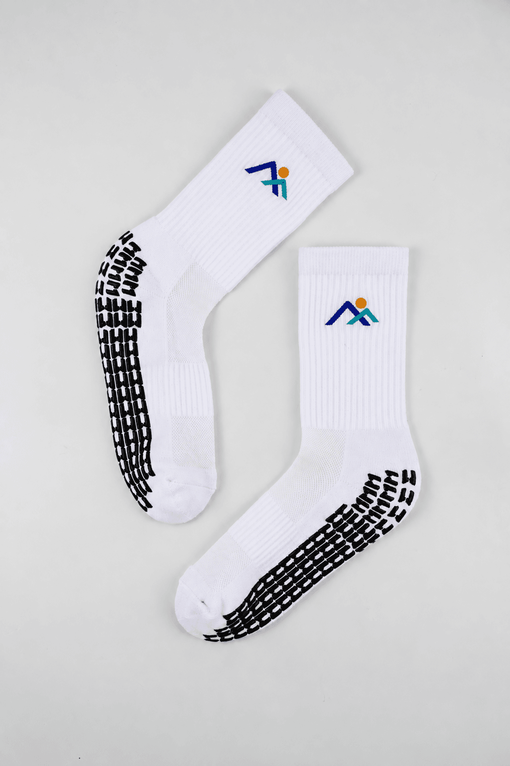 Custom grip sock logo and branding options