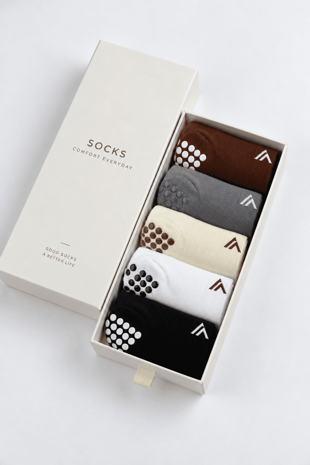 Private label grip sock packaging options