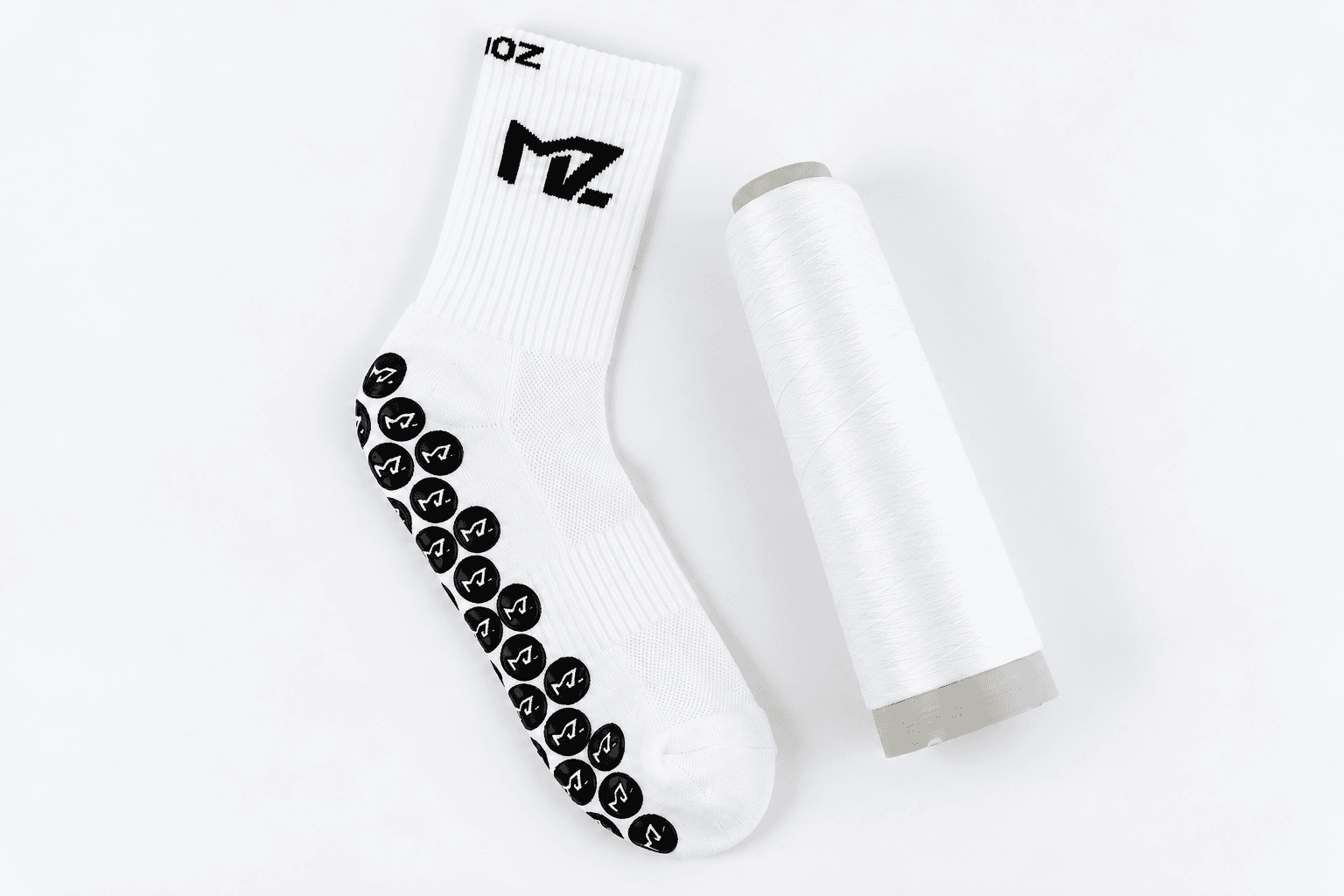 Grip sock yarn and material options