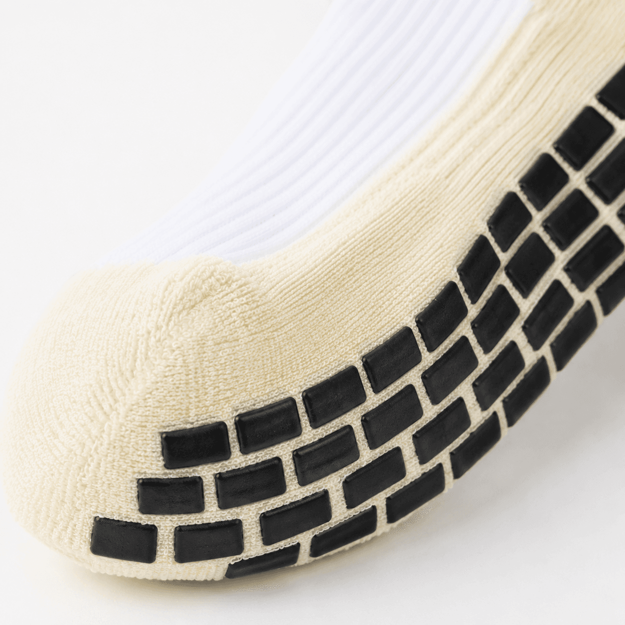 Close-up detail 4 of custom football sock construction