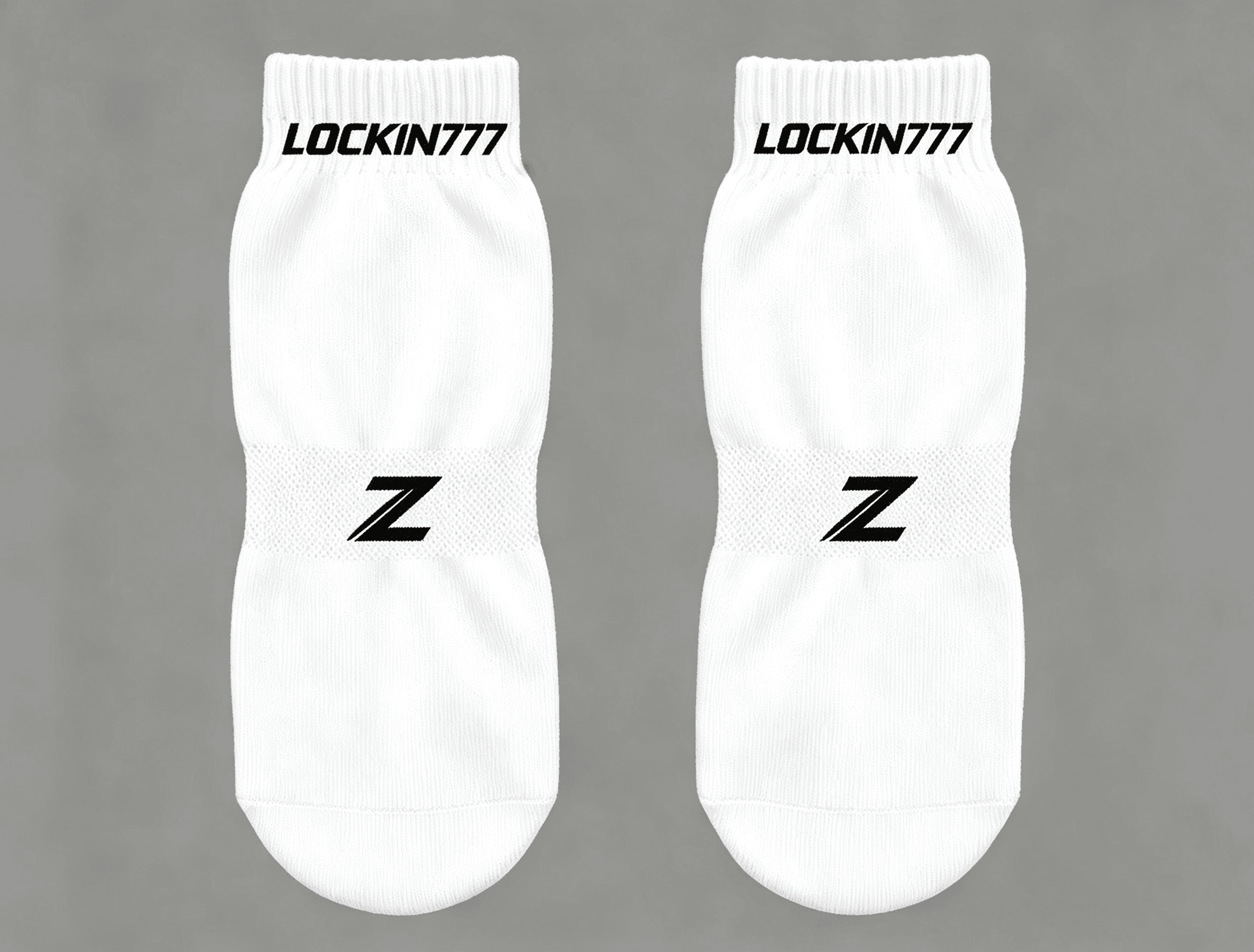 Digital mockup for custom branded trampoline socks