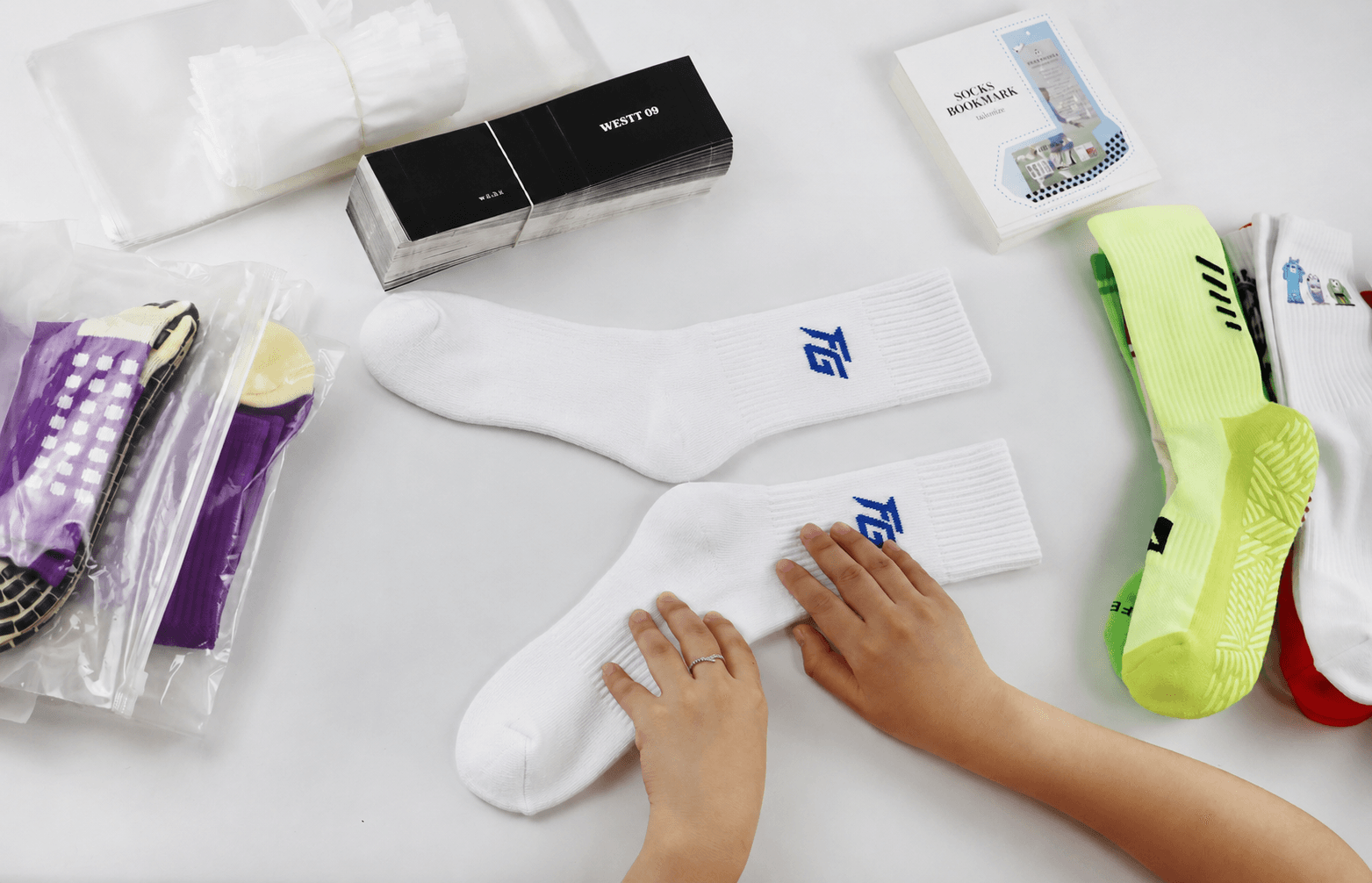 Custom sock sample measurement and quality-control check
