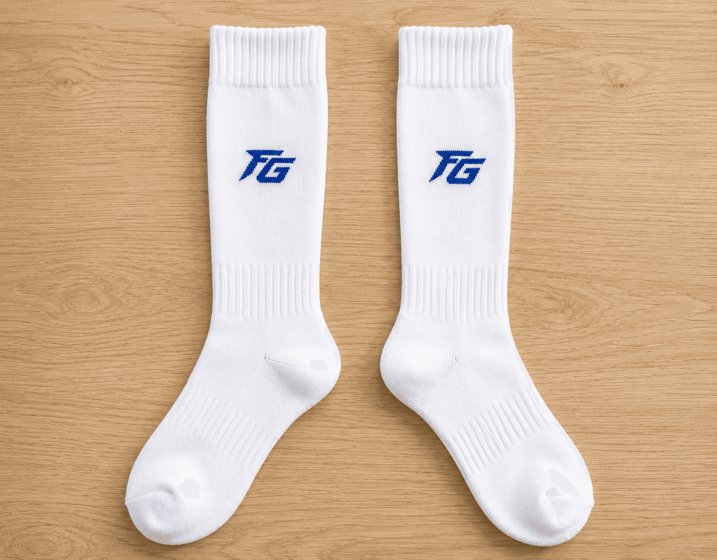 Revised custom sock sample after brand feedback