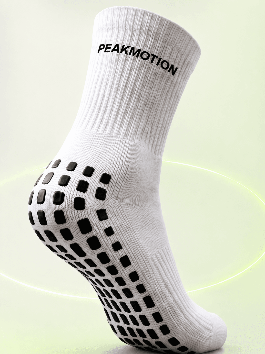 Custom trampoline park grip sock with full sole traction