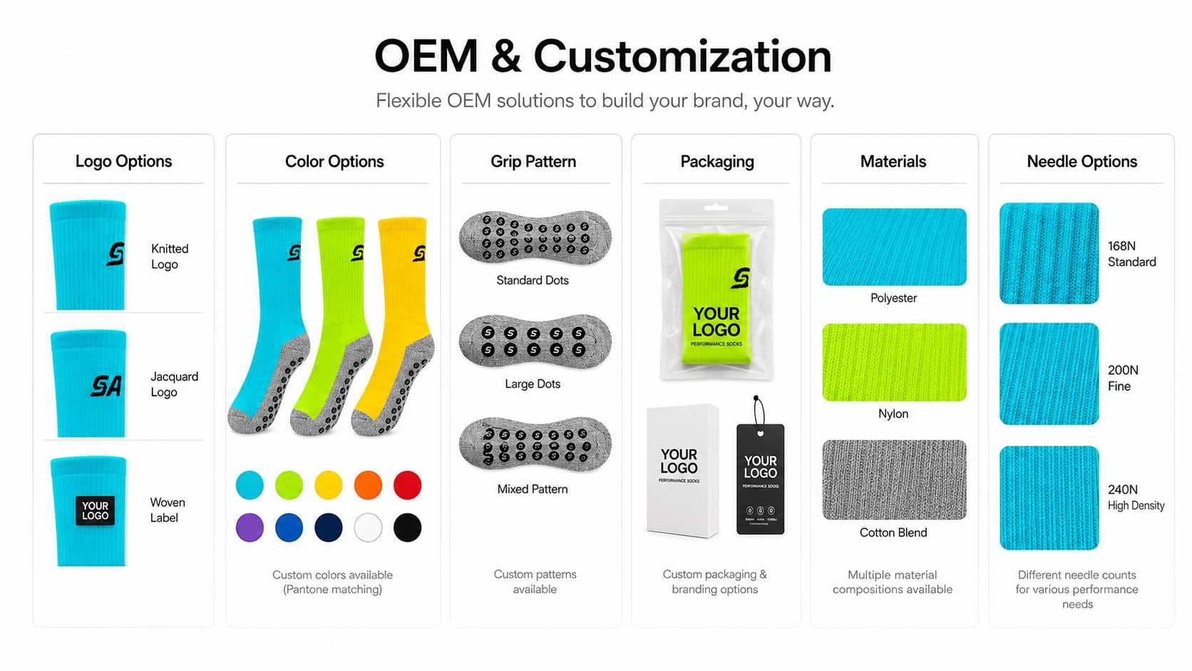 OEM basketball sock customization