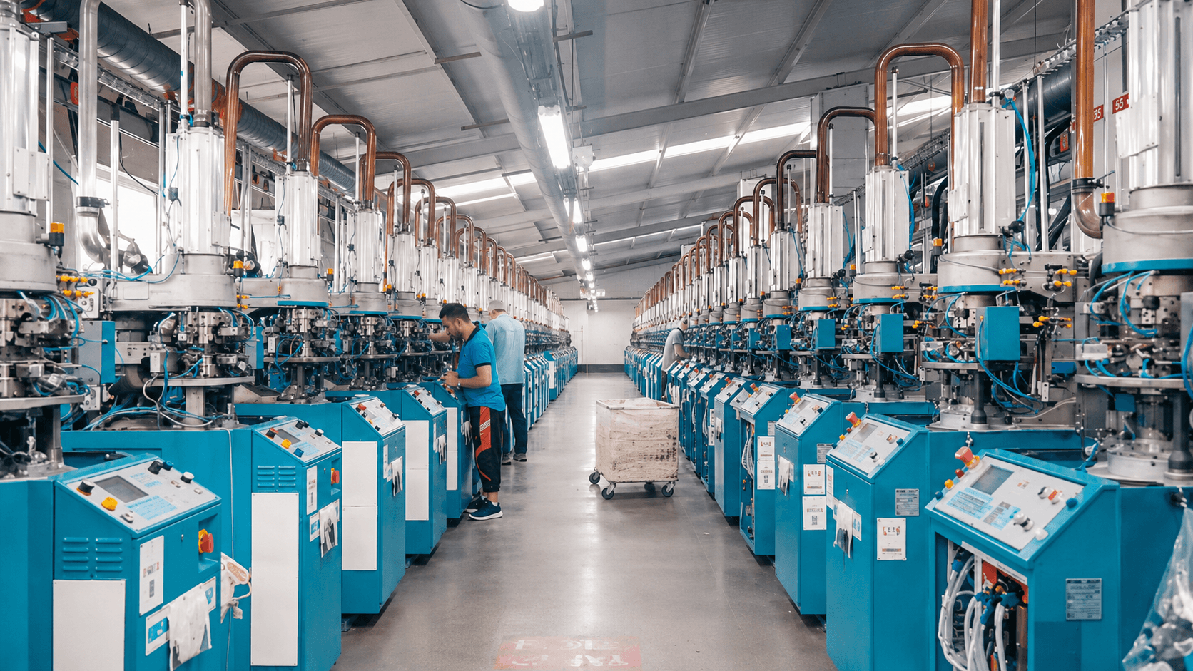 Sock knitting production line used for custom private label orders